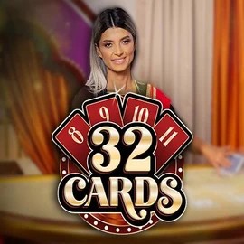 32 Cards online game logo by Ezugi on nordspin.it
